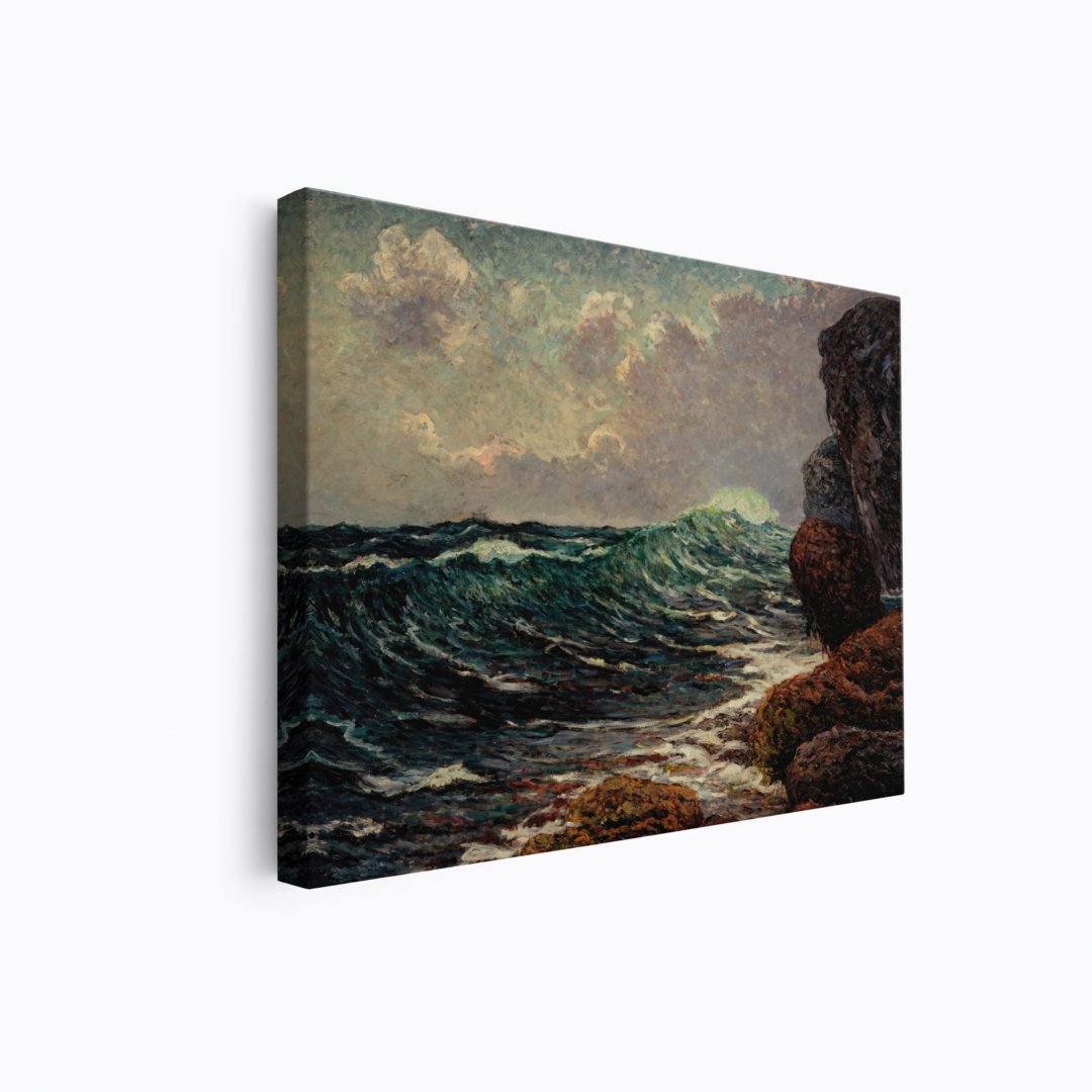 Crystal Waves at Port - Blanc | Maxime Maufra | Ave Legato Art Prints