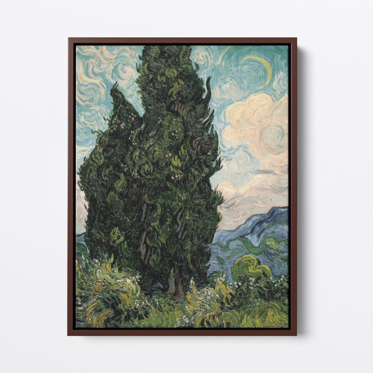 Cypresses | Vincent van Gogh | Ave Legato | Canvas Art Prints | Vintage Artwork