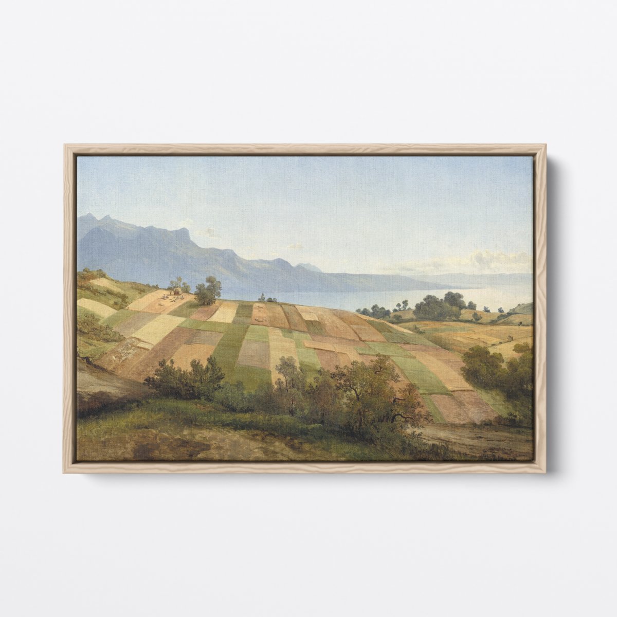 Dakota Wheat Fields | Alexandre Calame | Ave Legato | Canvas Art Prints | Vintage Artwork