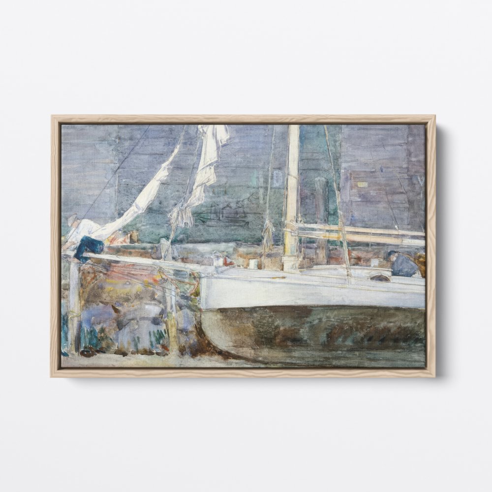 Drydock | Childe Hassam | Ave Legato | Canvas Art Prints | Vintage Artwork