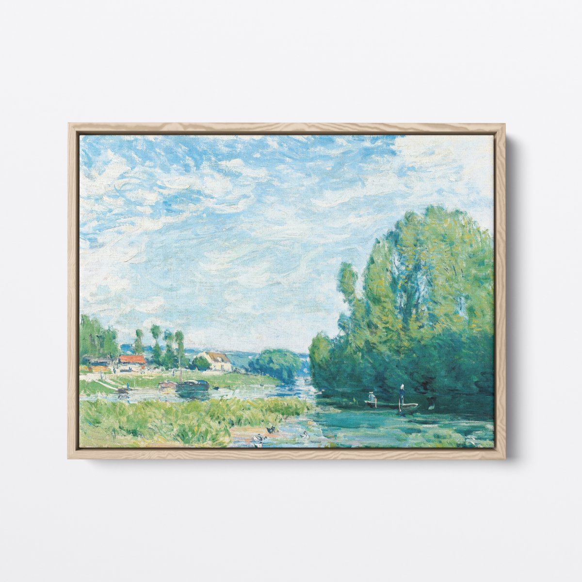 Duck Pond | Alfred Sisley | Ave Legato | Canvas Art Prints | Vintage Artwork