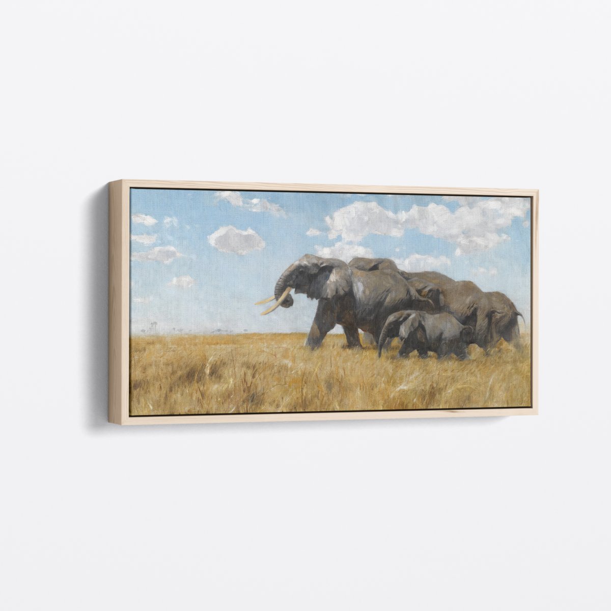 Elephants on the Move | Wilhelm Kuhnert | Ave Legato | Canvas Art Prints | Vintage Artwork