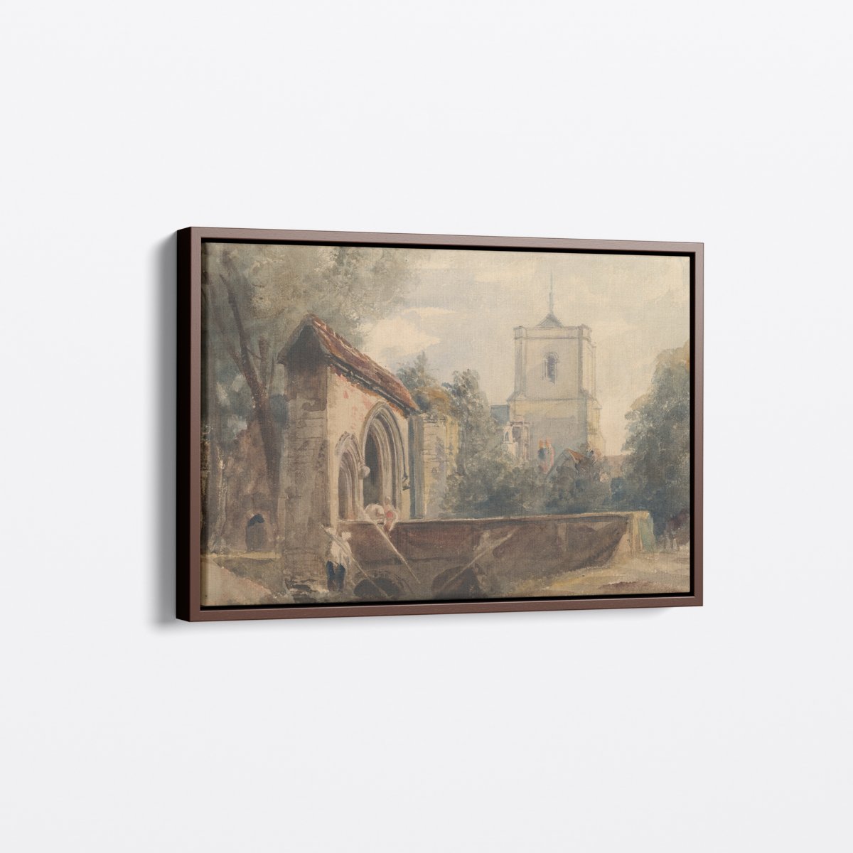 Evermont Abbey | Peter De Wint | Ave Legato | Canvas Art Prints | Vintage Artwork