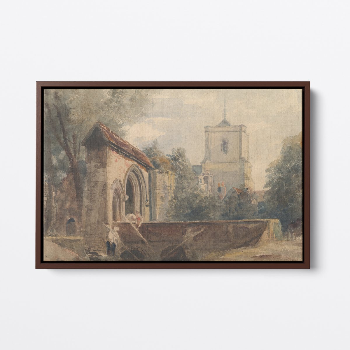 Evermont Abbey | Peter De Wint | Ave Legato | Canvas Art Prints | Vintage Artwork