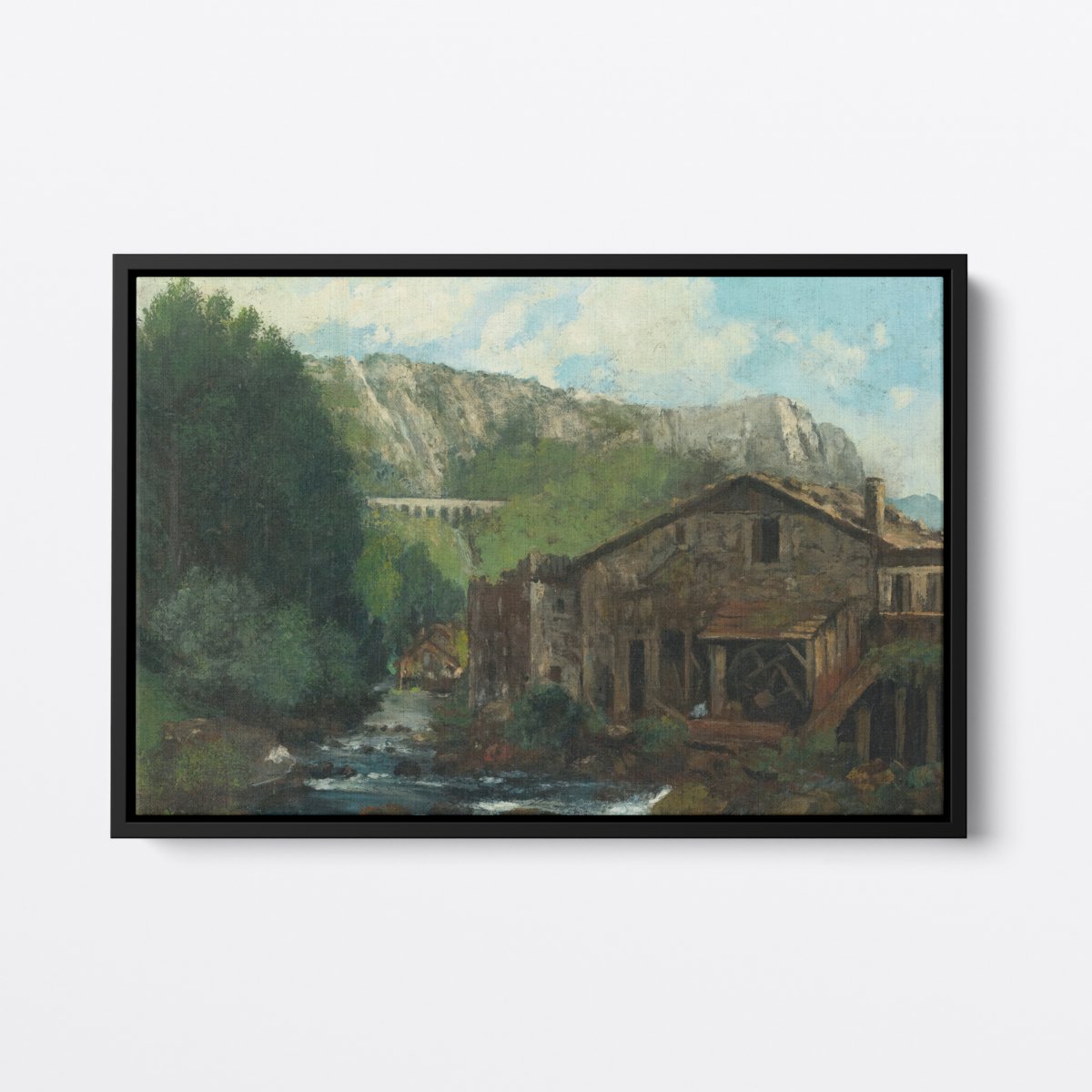 Everton Mill | Gustave Courbet | Ave Legato | Canvas Art Prints | Vintage Artwork