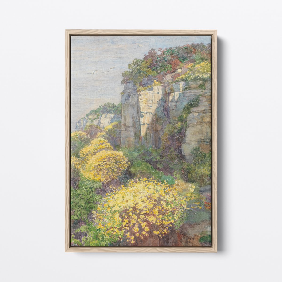 Evington Cliff | Hugo Charlemont | Ave Legato | Canvas Art Prints | Vintage Artwork