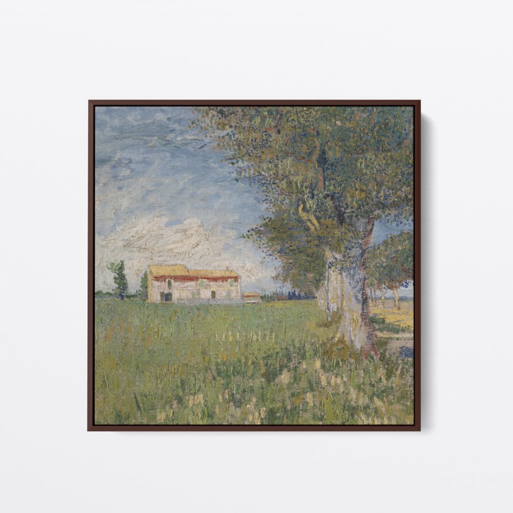 Farmhouse in a Wheat Field | Vincent van Gogh | Ave Legato | Canvas Art Prints | Vintage Artwork