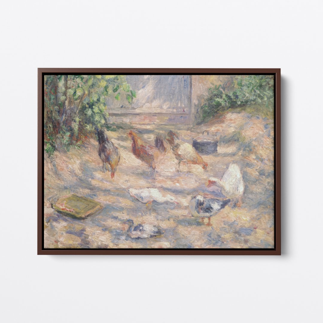 Farmyard at Pontoise | Camille Pissarro | Ave Legato | Canvas Art Prints | Vintage Artwork