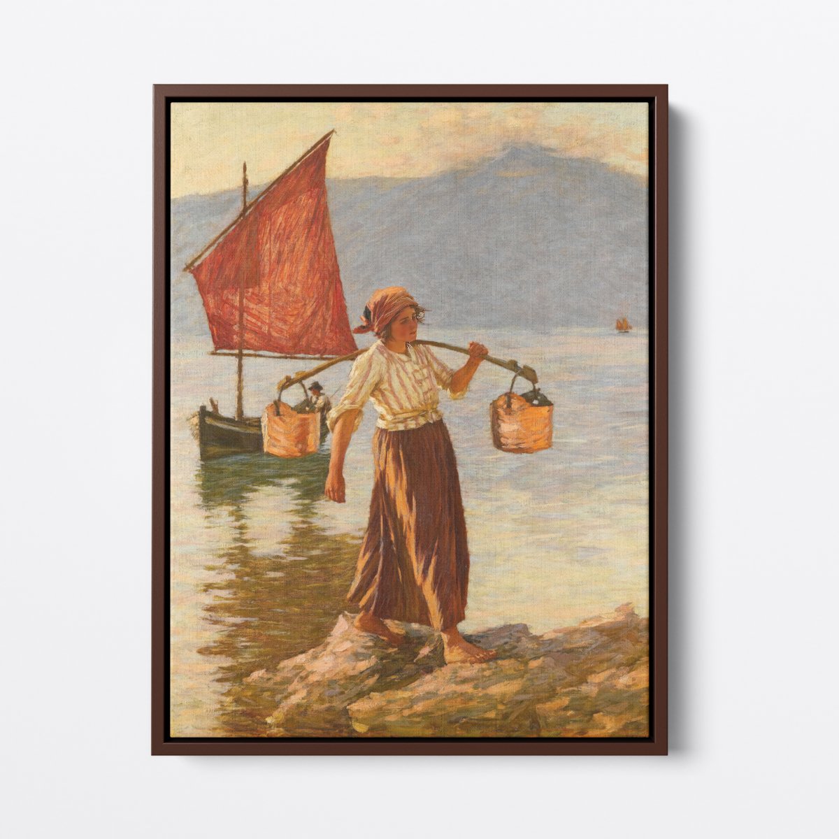 Fetching Water | Henry La Thangue | Ave Legato | Canvas Art Prints | Vintage Artwork
