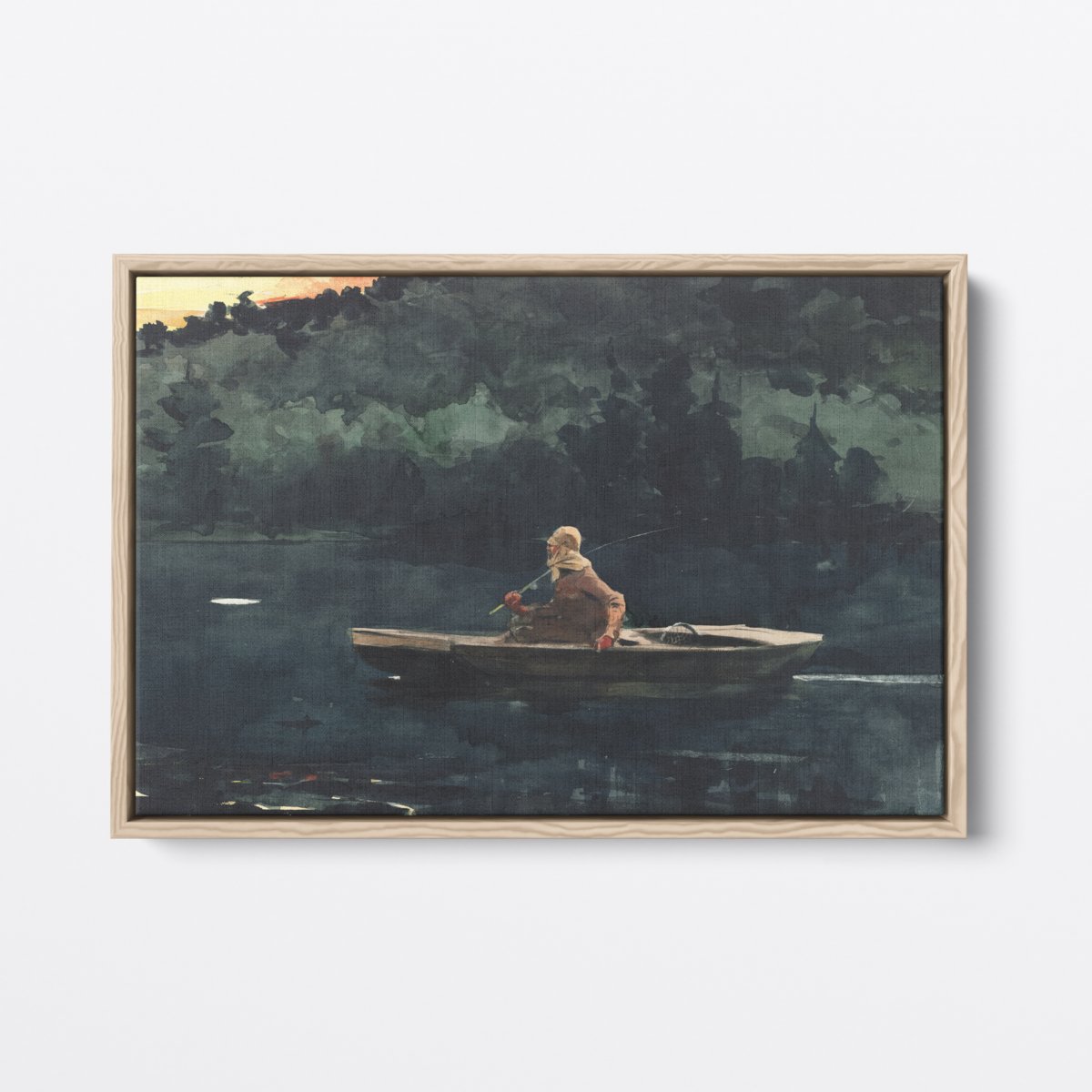 Fisher on the Lake | Winslow Homer | Ave Legato Art Prints