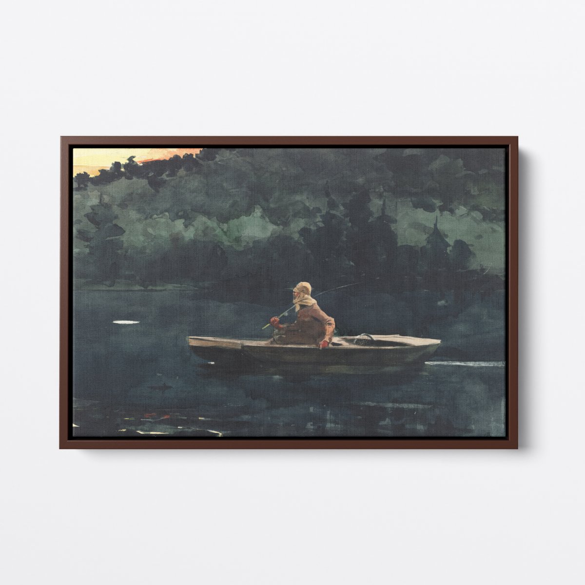 Fisher on the Lake | Winslow Homer | Ave Legato | Canvas Art Prints | Vintage Artwork
