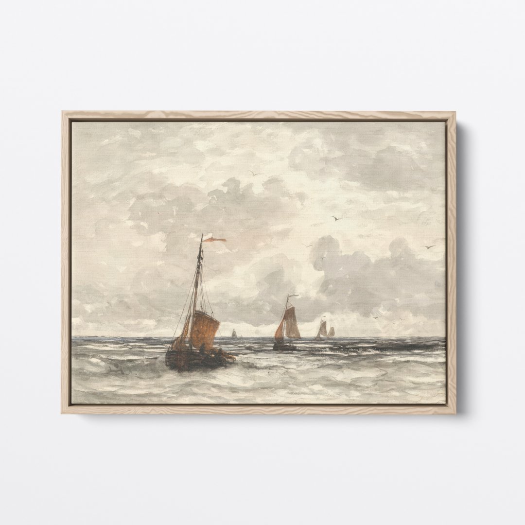 Fishing Vessels on Gray Seas | Hendrik Mesdag | Ave Legato Art Prints