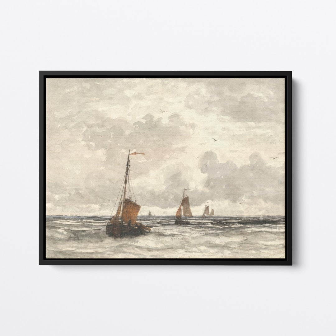 Fishing Vessels on Gray Seas | Hendrik Mesdag | Ave Legato Art Prints