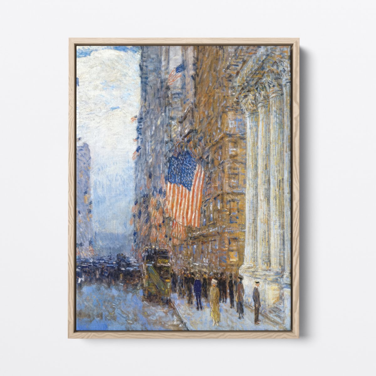 Flags on the Waldorf Astoria | Childe Hassam | Ave Legato | Canvas Art Prints | Vintage Artwork