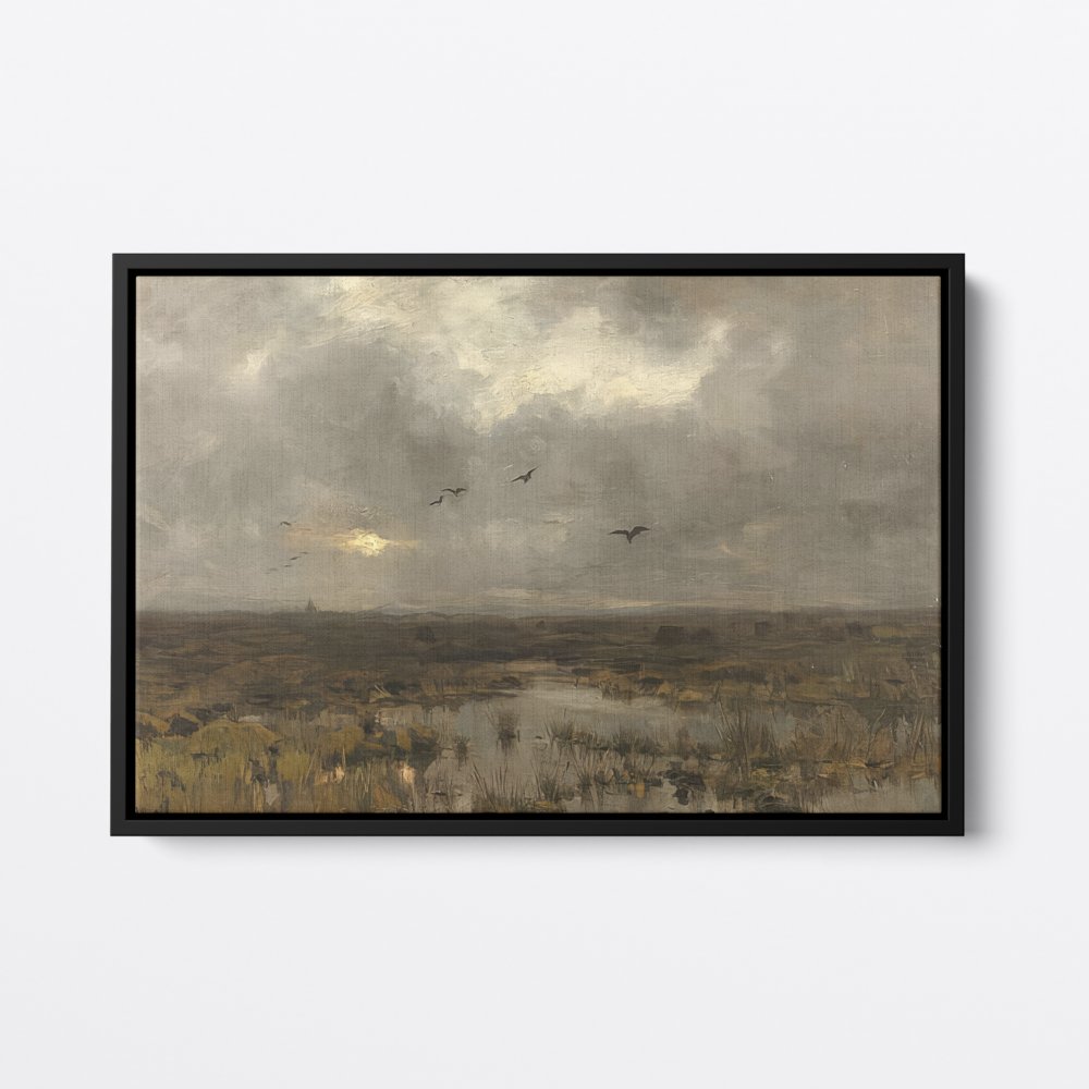 Flock Over the Dark Marsh | Anton Mauve | Ave Legato Art Prints