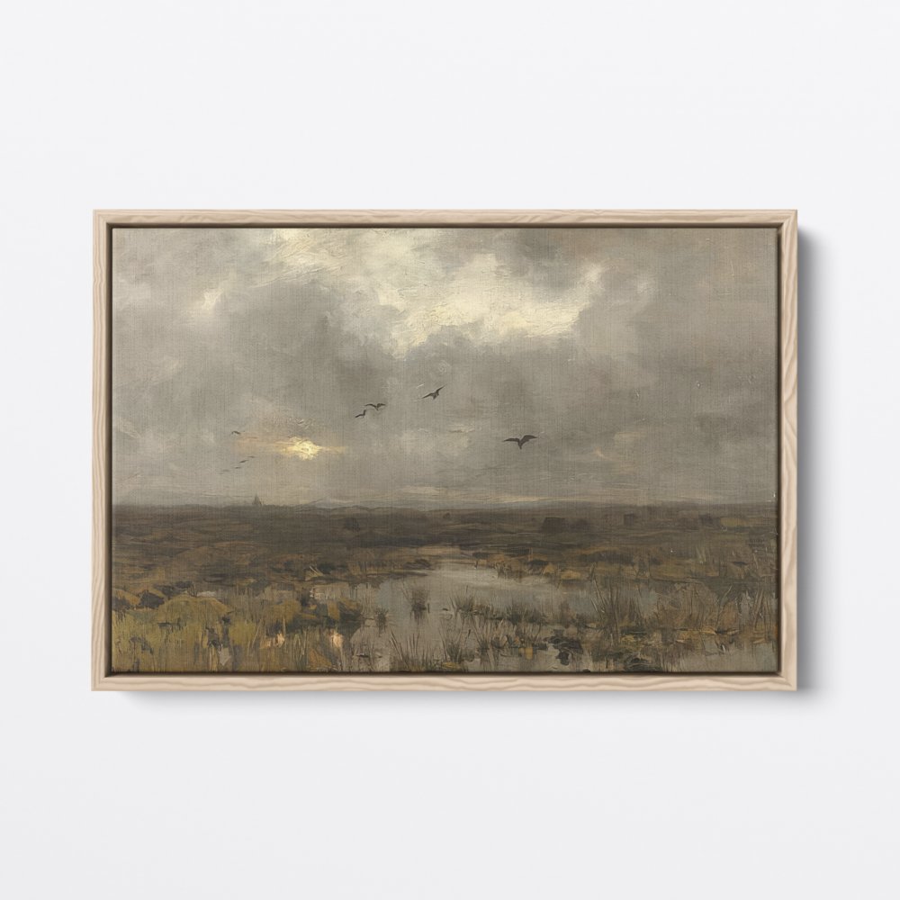 Flock Over the Dark Marsh | Anthony Mauve | Ave Legato | Canvas Art Prints | Vintage Artwork
