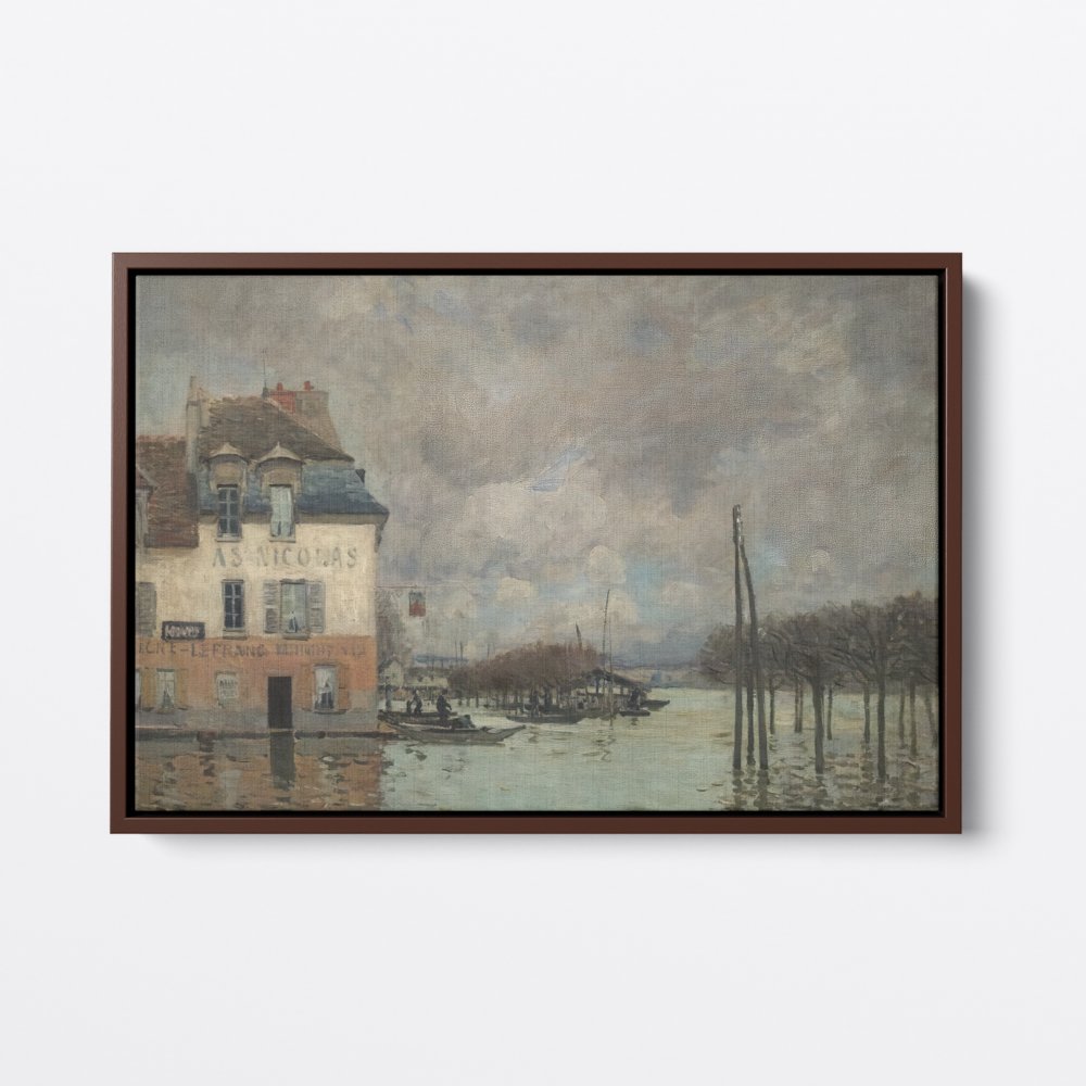 Flood at Port Marly | Alfred Sisley | Ave Legato | Canvas Art Prints | Vintage Artwork