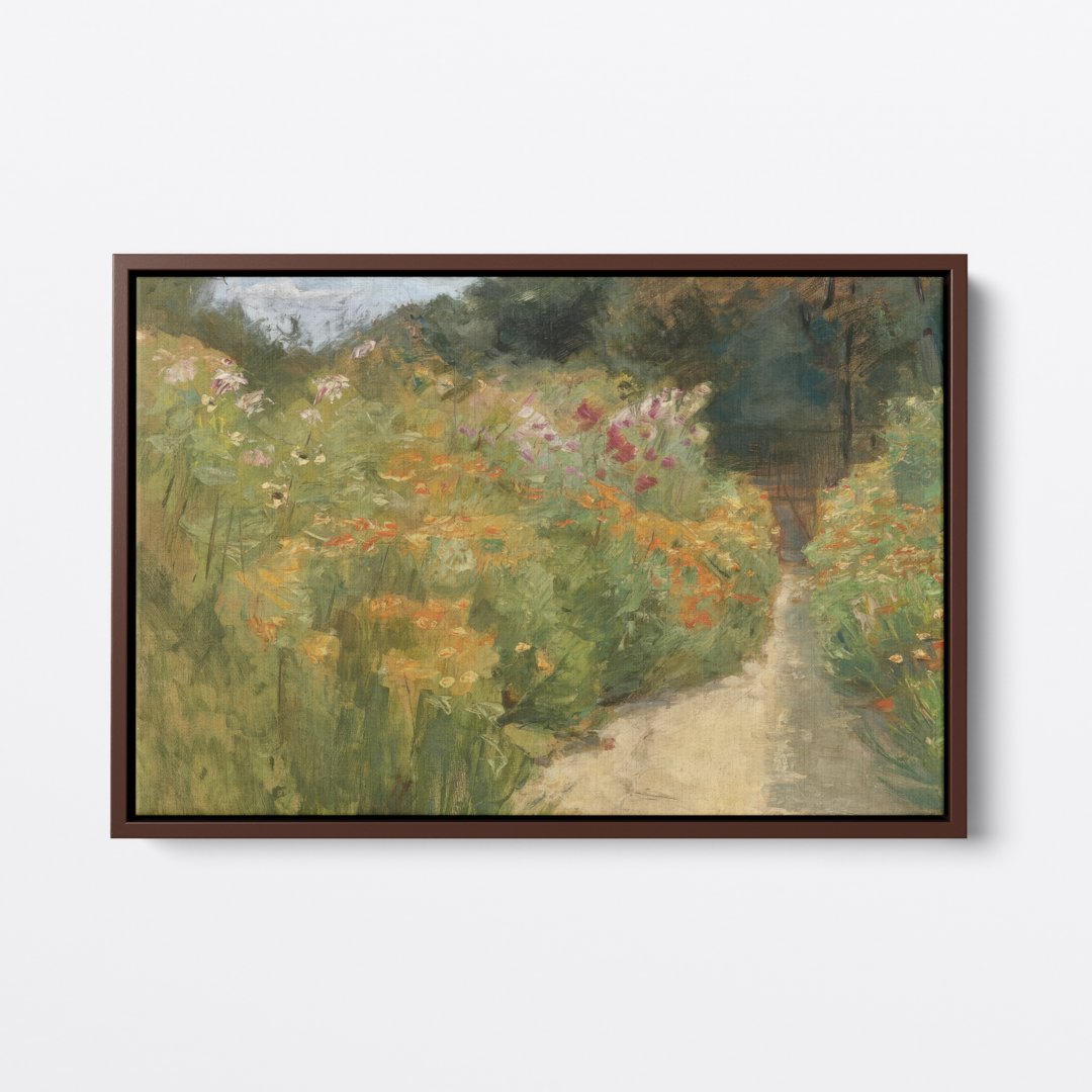 Flower Bushes | Max Liebermann | Ave Legato | Canvas Art Prints | Vintage Artwork