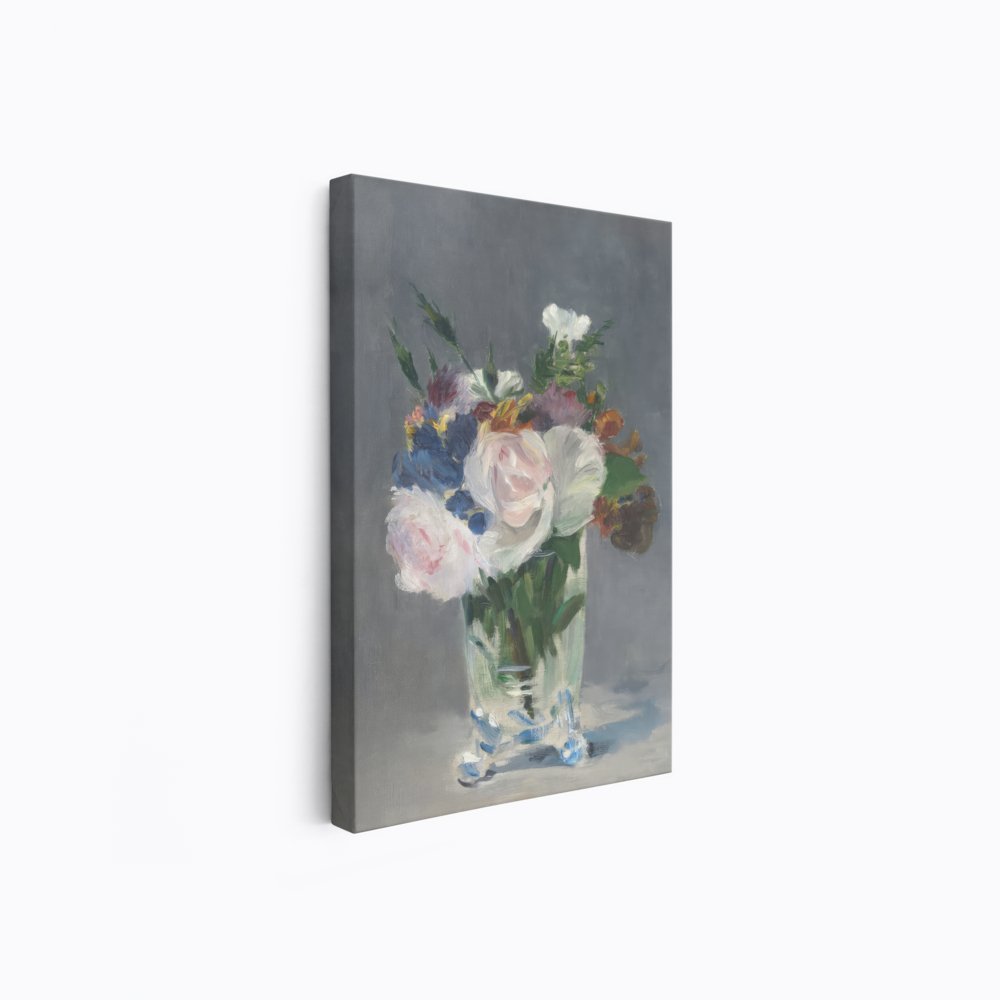 Flowers In A Crystal Vase | Édouard Manet | Ave Legato | Canvas Art Prints | Vintage Artwork