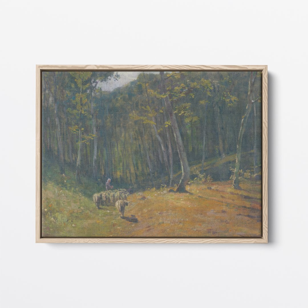 Forest With Sheep | Ľudovít Čordák | Ave Legato | Canvas Art Prints | Vintage Artwork
