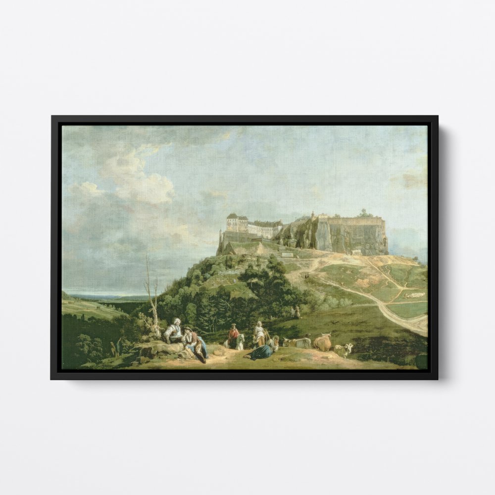 Fortress at the Peak | Bernardo Bellotto | Ave Legato | Canvas Art Prints | Vintage Artwork