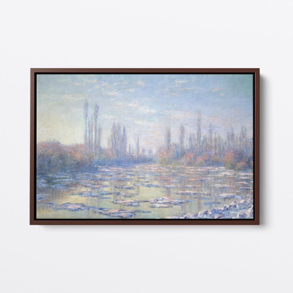 Freezing Winter Lake | Claude Monet | Ave Legato Art Prints