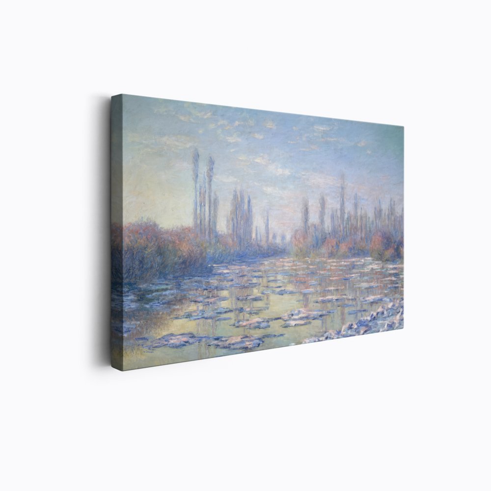 Freezing Winter Lake | Claude Monet | Ave Legato Art Prints