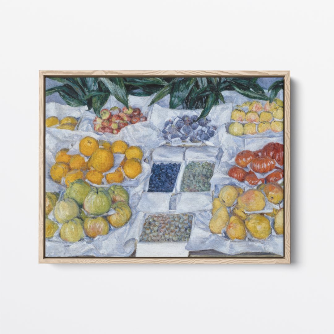 Fruit Displayed on a Stand | Gustave Caillebotte | Ave Legato | Canvas Art Prints | Vintage Artwork