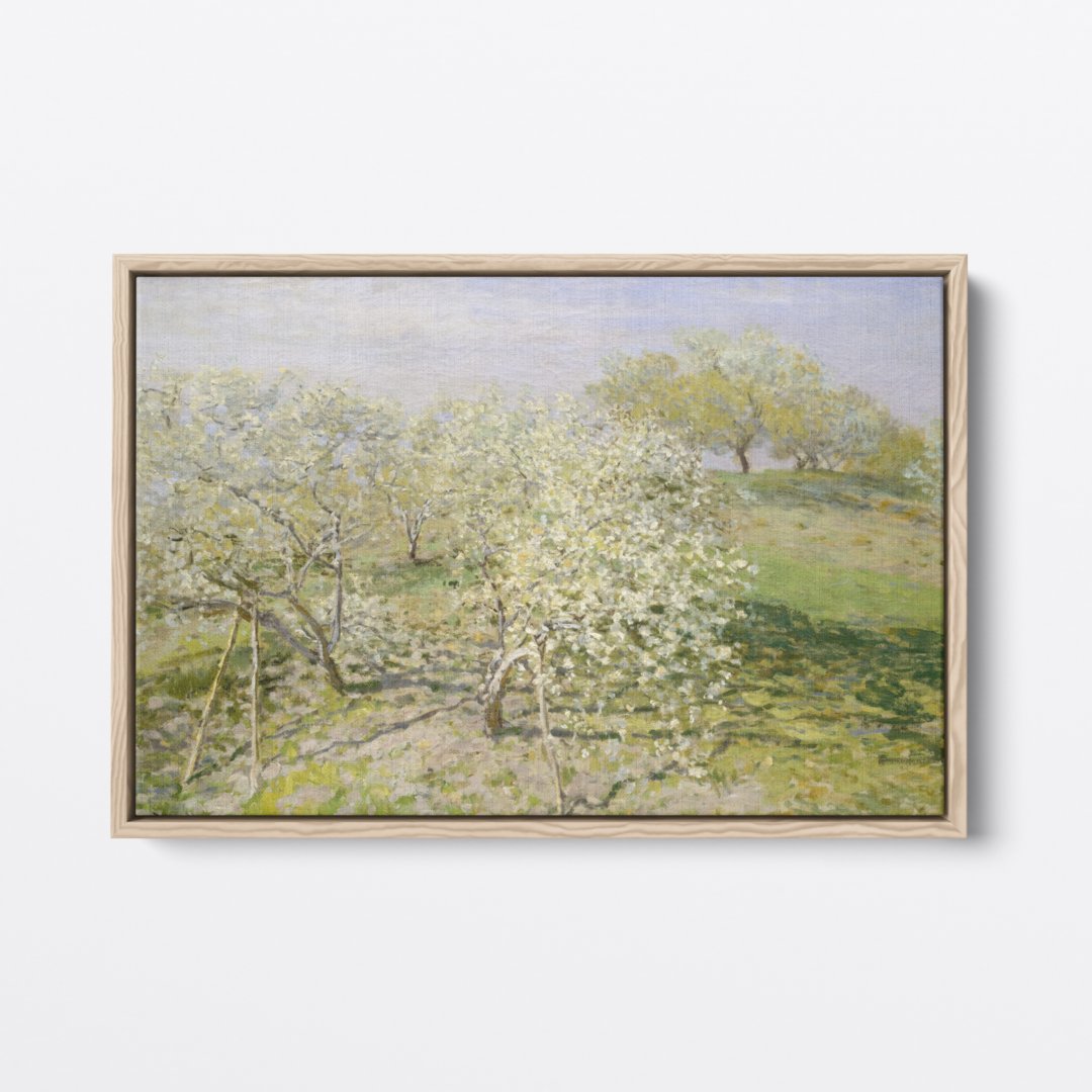 Fruit Trees in Bloom (Spring) | Claude Monet | Ave Legato | Canvas Art Prints | Vintage Artwork