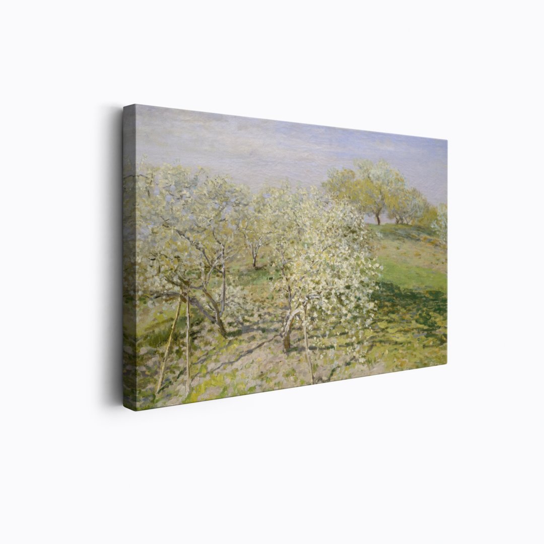 Fruit Trees in Bloom (Spring) | Claude Monet | Ave Legato Art Prints