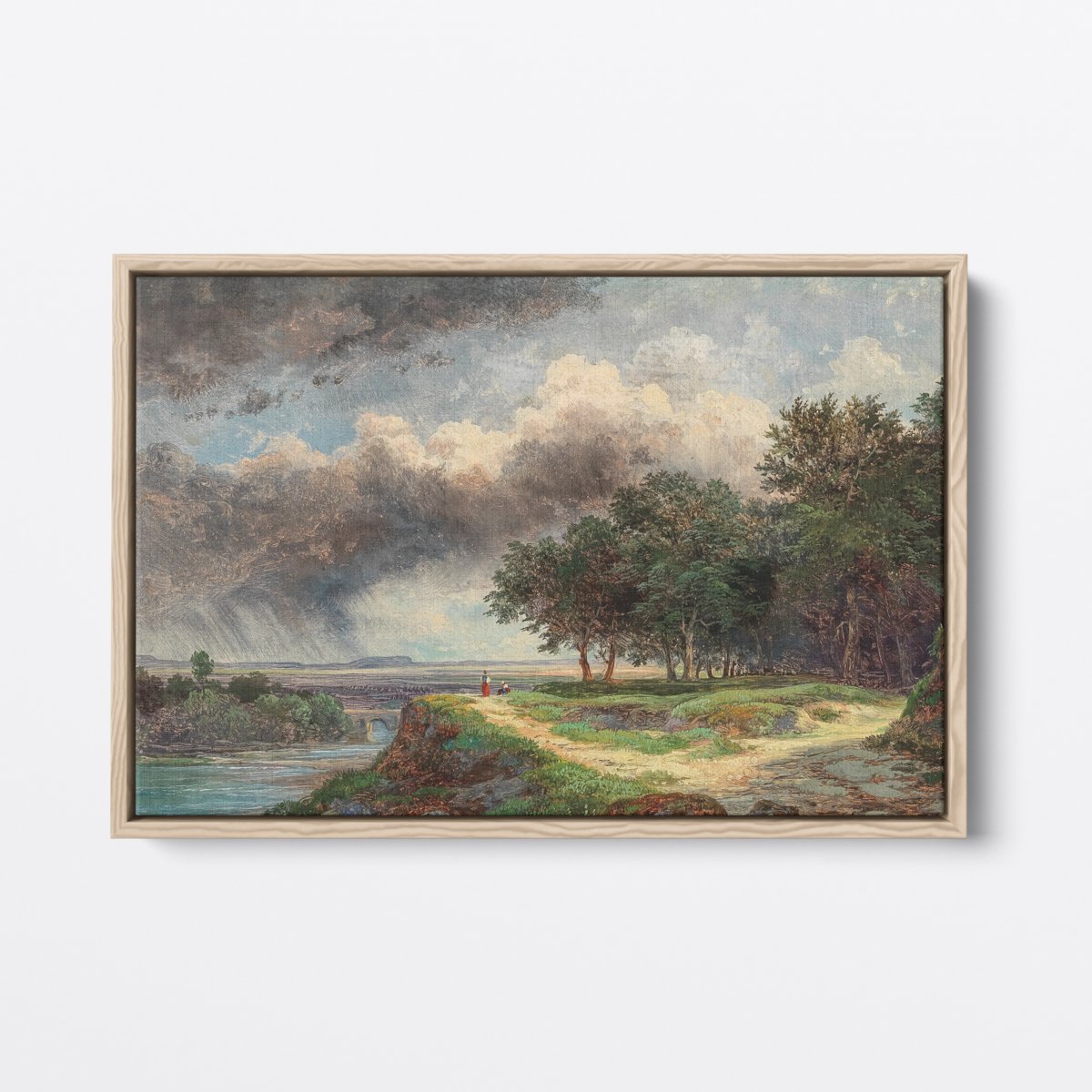 Gazing Across the River | Wilhelm Steinfeld | Ave Legato | Canvas Art Prints | Vintage Artwork