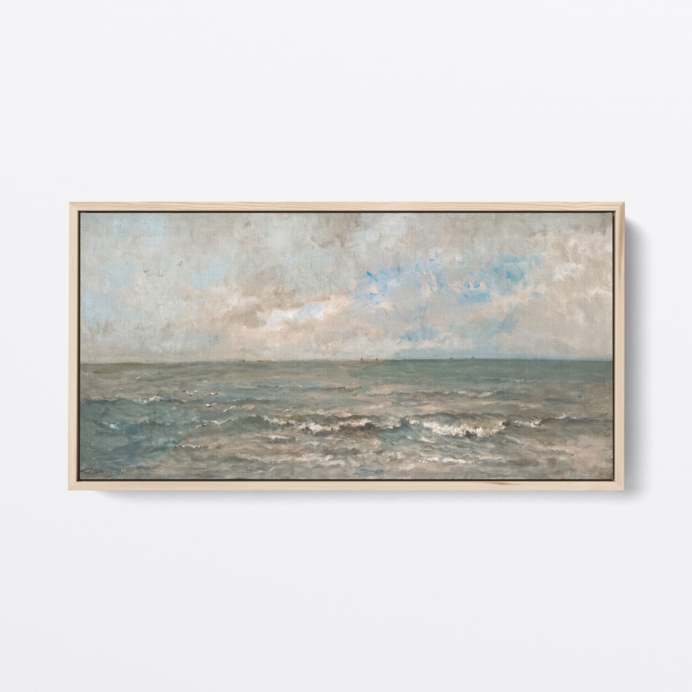 Gazing Into the Infinite Sea | Charles Daubigny | Ave Legato | Canvas Art Prints | Vintage Artwork