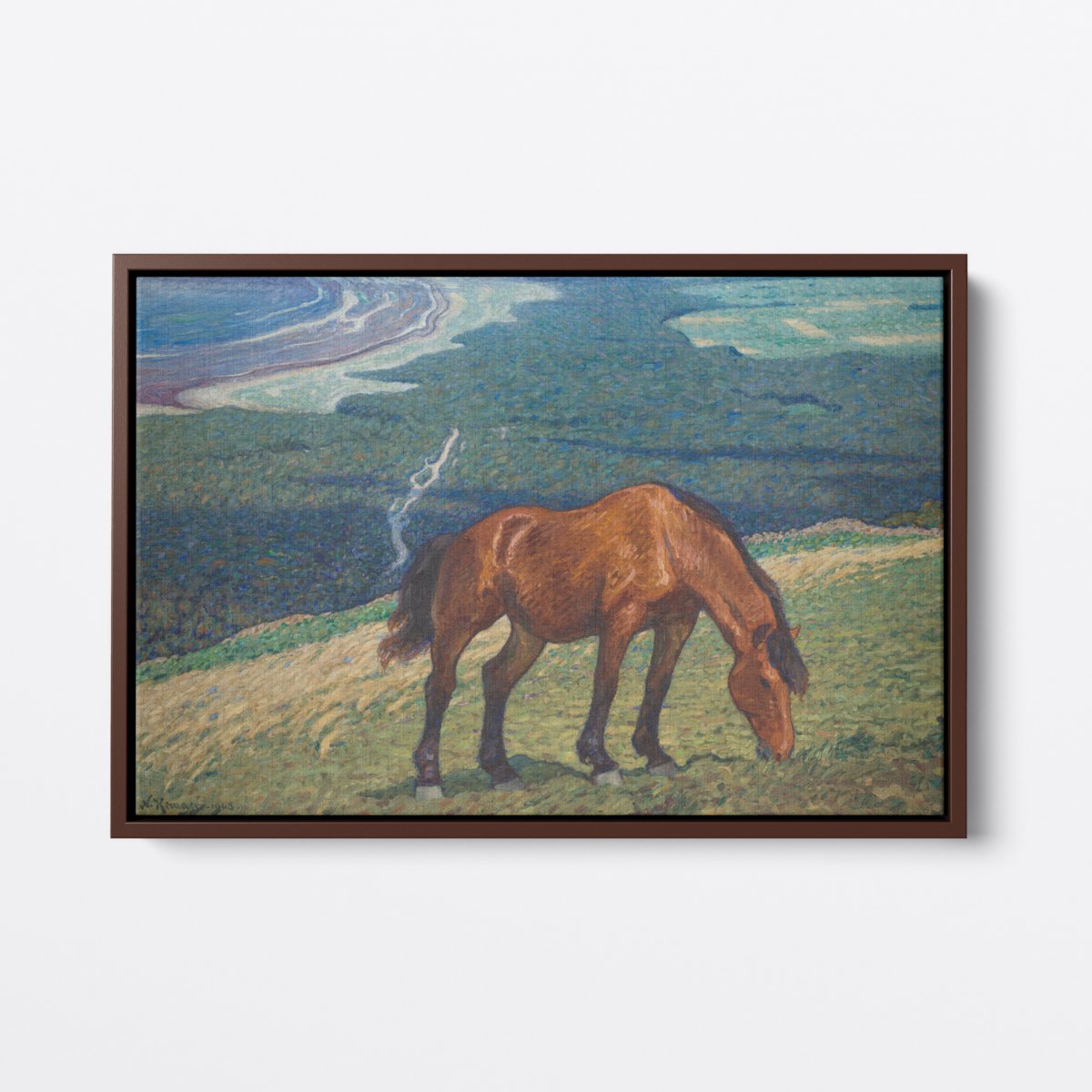 Grazing Horse | Nils Kreuger | Ave Legato | Canvas Art Prints | Vintage Artwork