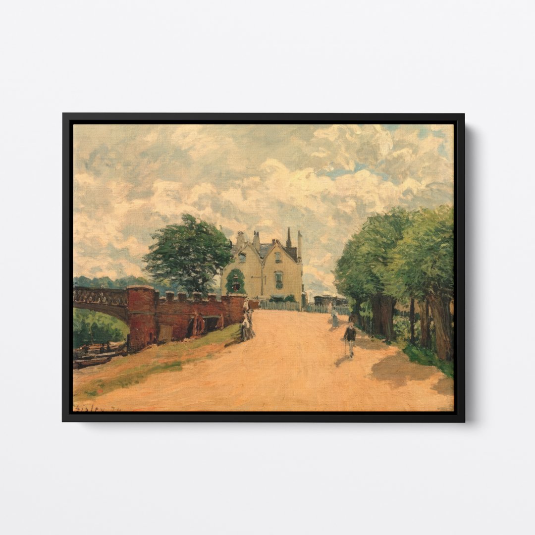 Hampton Court | Alfred Sisley | Ave Legato | Canvas Art Prints | Vintage Artwork