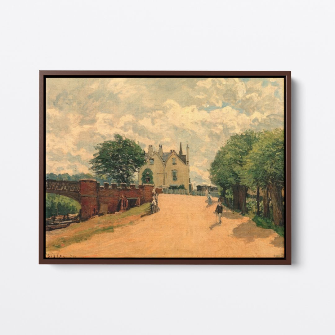 Hampton Court | Alfred Sisley | Ave Legato | Canvas Art Prints | Vintage Artwork