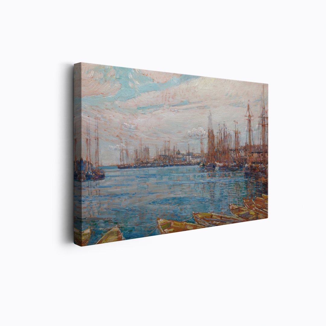 Harbor of a Thousand Masts | Childe Hassam | Ave Legato | Canvas Art Prints | Vintage Artwork