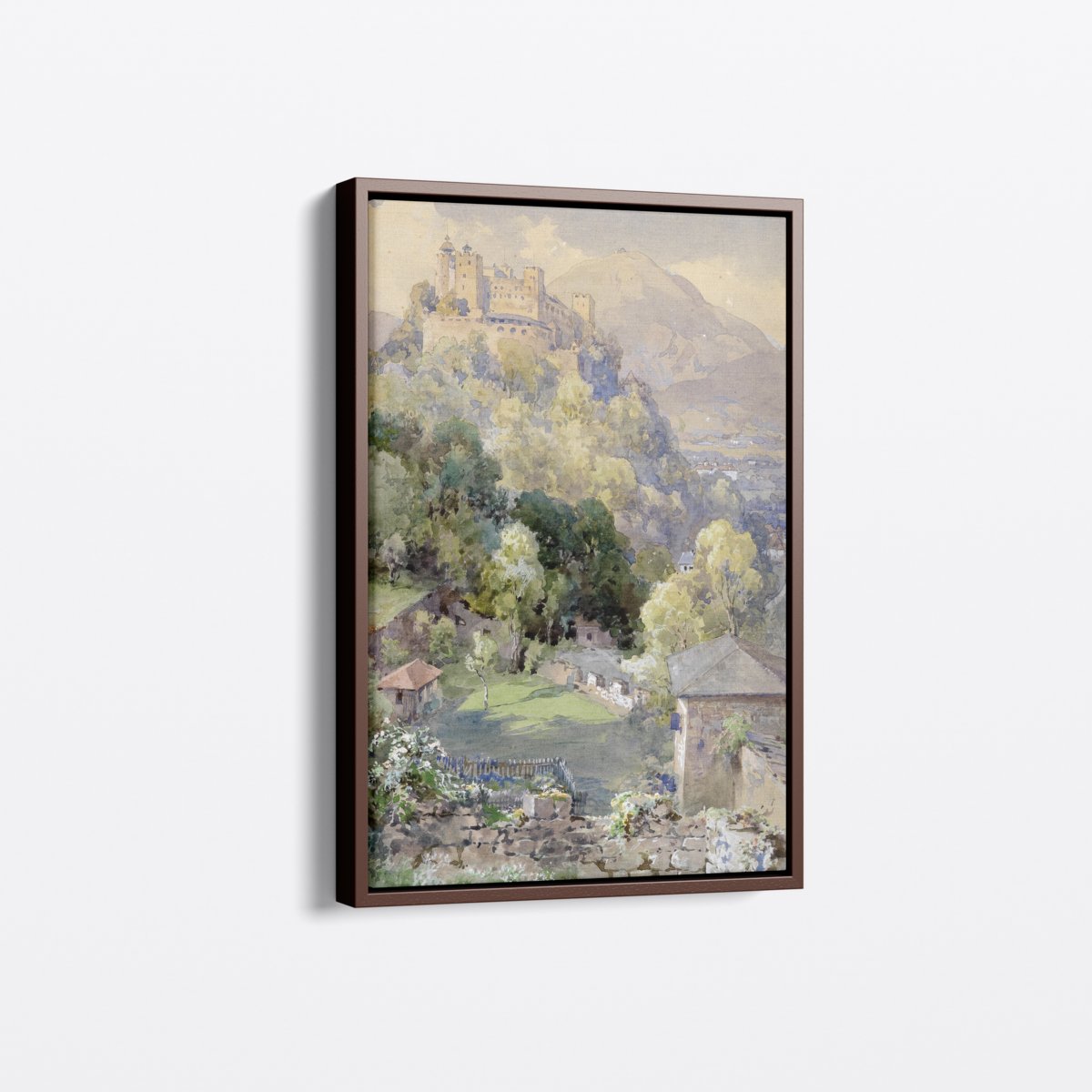 Hohensalzburg Castle | Edward Compton | Ave Legato | Canvas Art Prints | Vintage Artwork