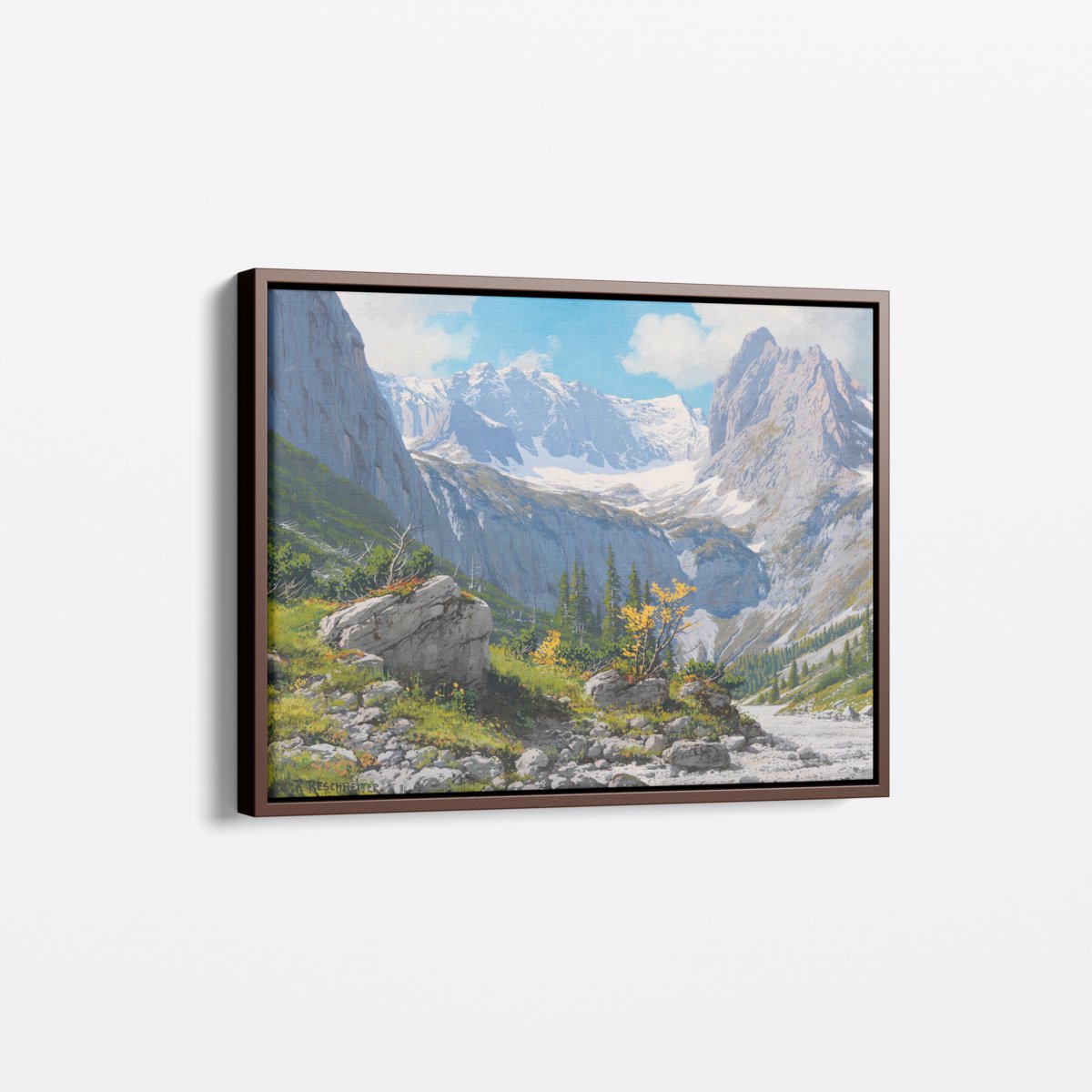 Höllental Glacier | Rudolf Reschreiter | Ave Legato | Canvas Art Prints | Vintage Artwork