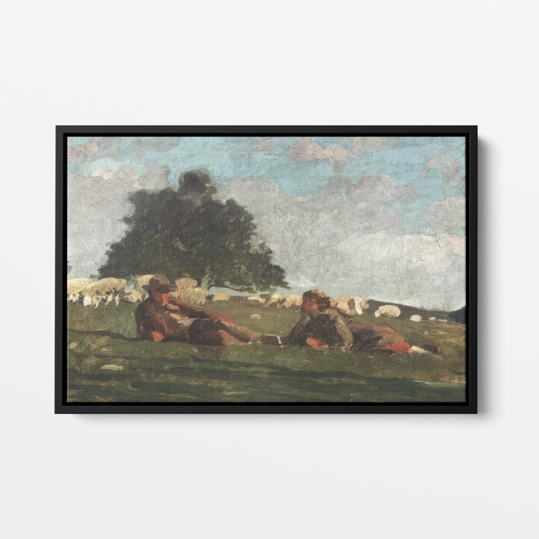 Homer's Sheep in the Countryside | Winslow Homer | Ave Legato | Canvas Art Prints | Vintage Artwork