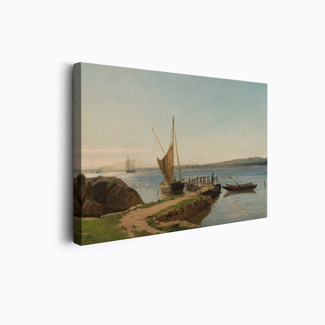 Hvalerbrygge | Amaldus Nielsen | Ave Legato | Canvas Art Prints | Vintage Artwork