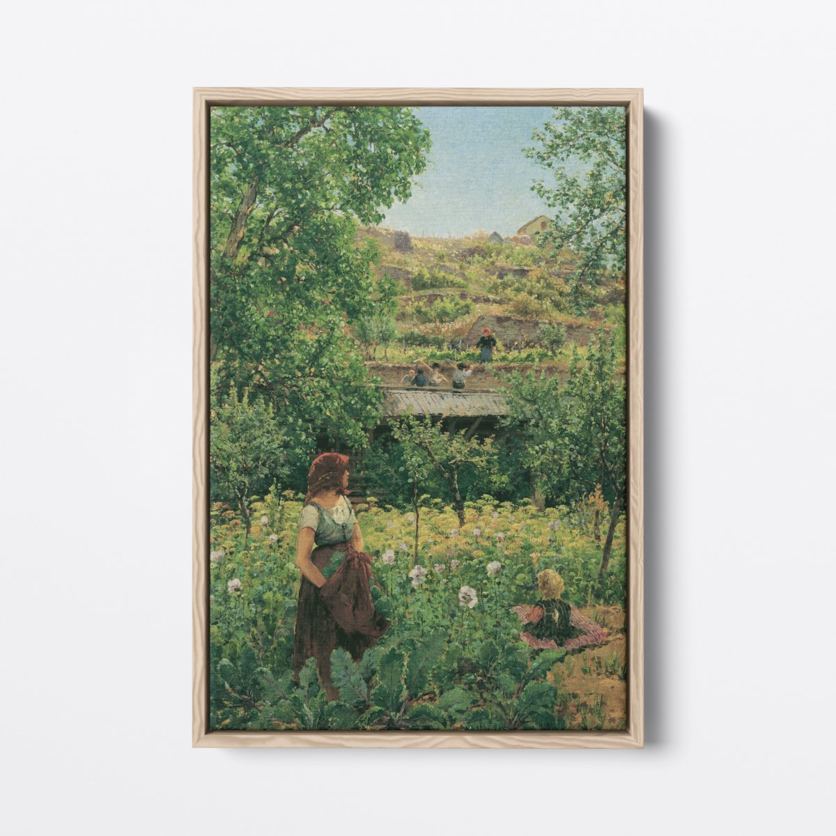 In the Poppies | Theodor Von Hörmann | Ave Legato | Canvas Art Prints | Vintage Artwork