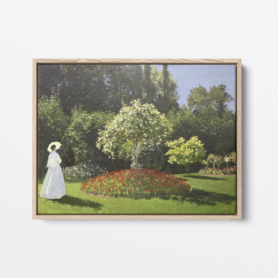 Lady in the Garden | Claude Monet | Ave Legato | Canvas Art Prints | Vintage Artwork