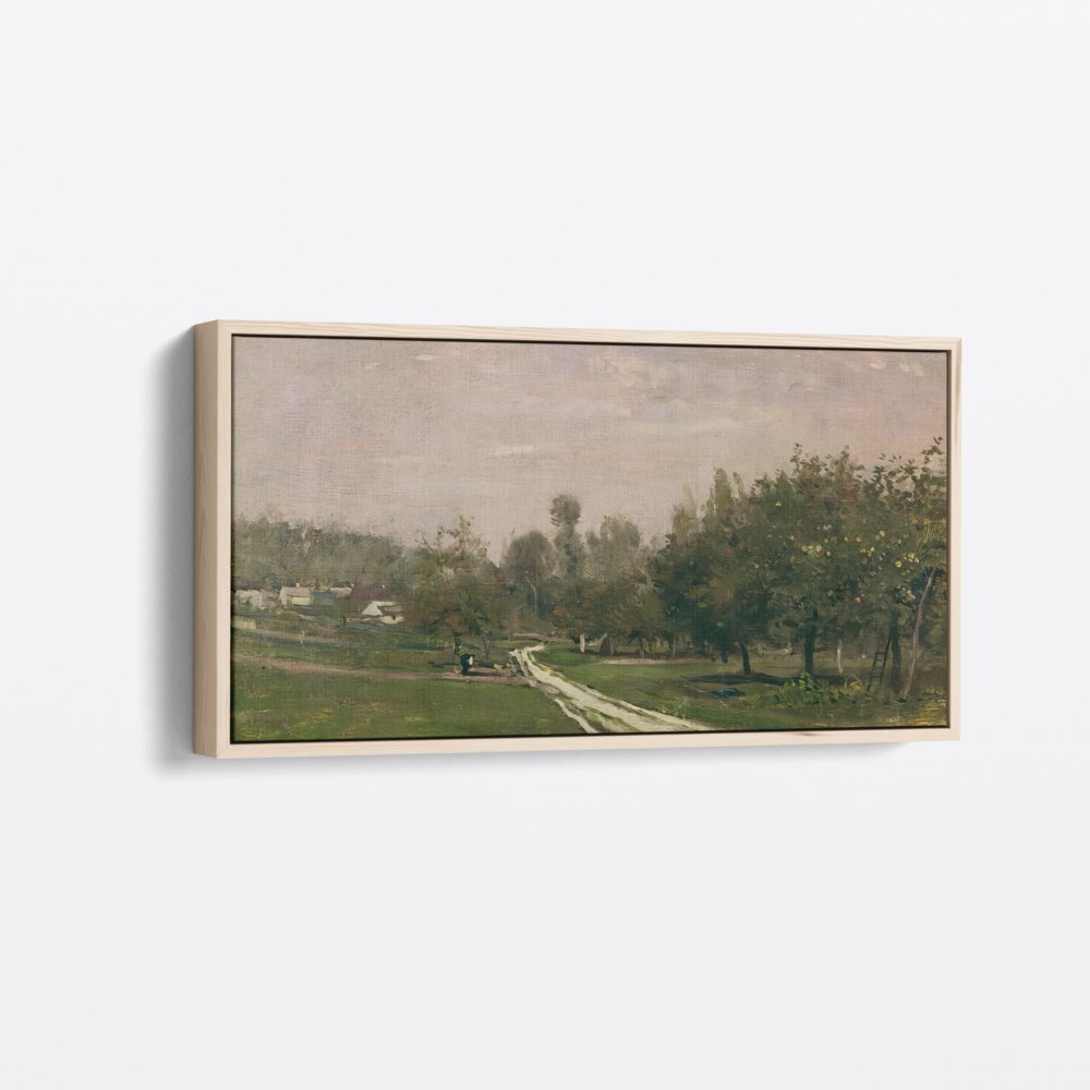 Leaving the Orchard | Charles Daubigny | Ave Legato | Canvas Art Prints | Vintage Artwork