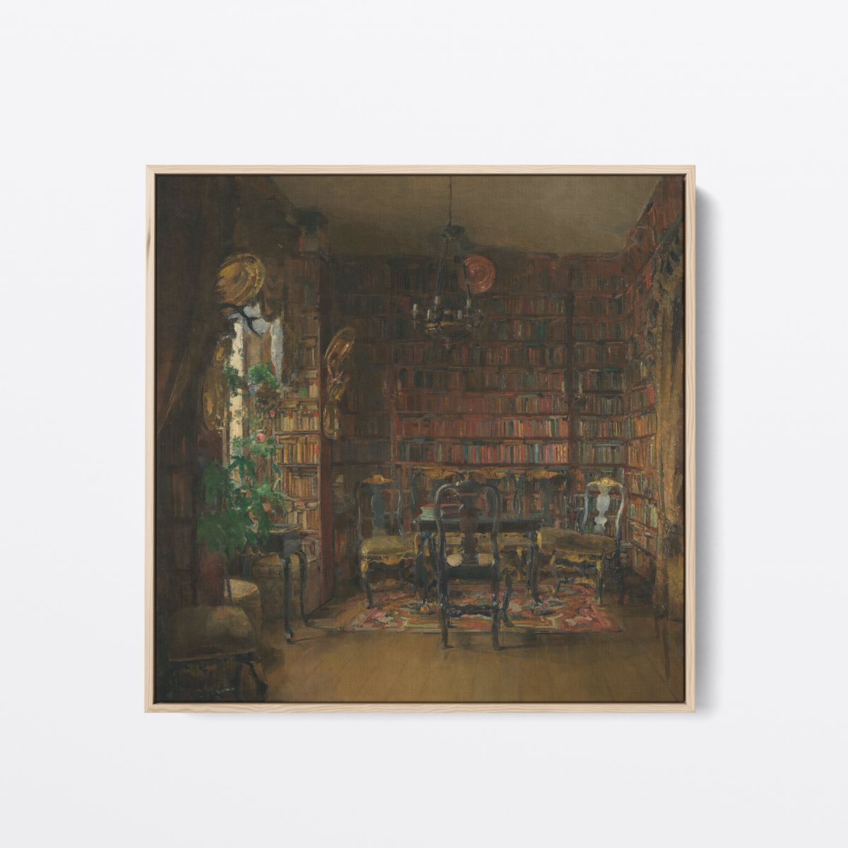 Library of Thorvald Boeck | Harriet Backer | Ave Legato Art Prints