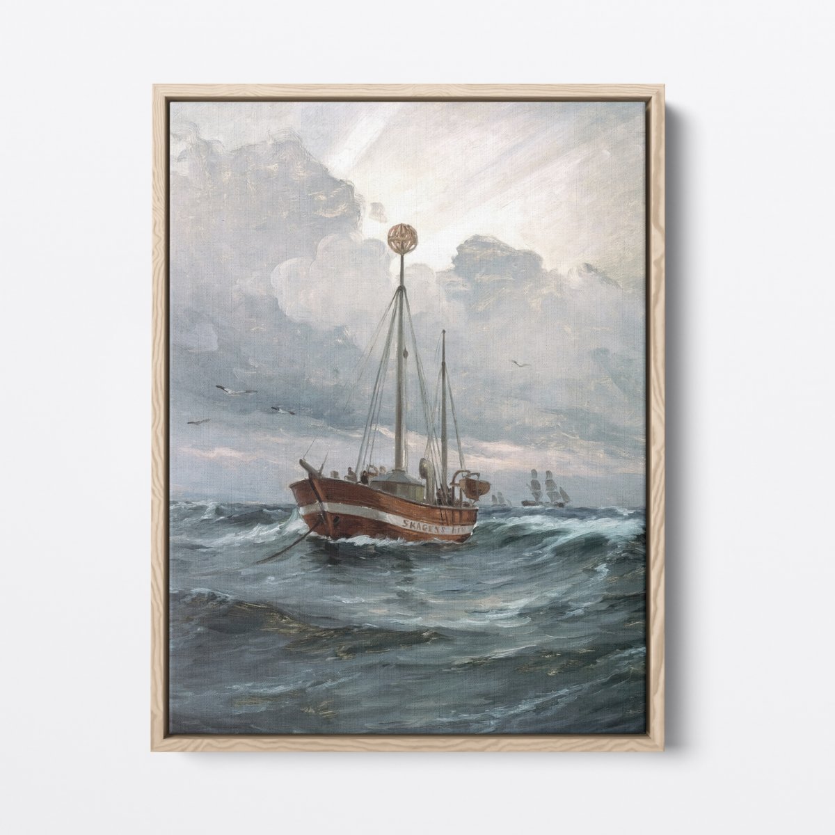 Lightship at Skagen | Carl Locher | Ave Legato Art Prints