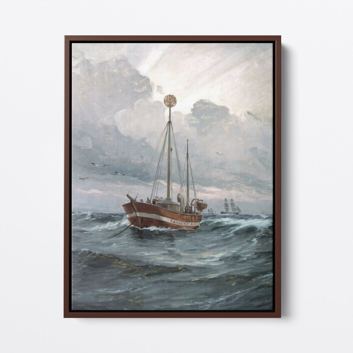 Lightship at Skagen | Carl Locher | Ave Legato Art Prints