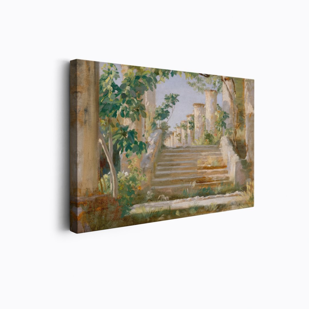 Loggia in Ravello | Peder Kryer | Ave Legato | Canvas Art Prints | Vintage Artwork