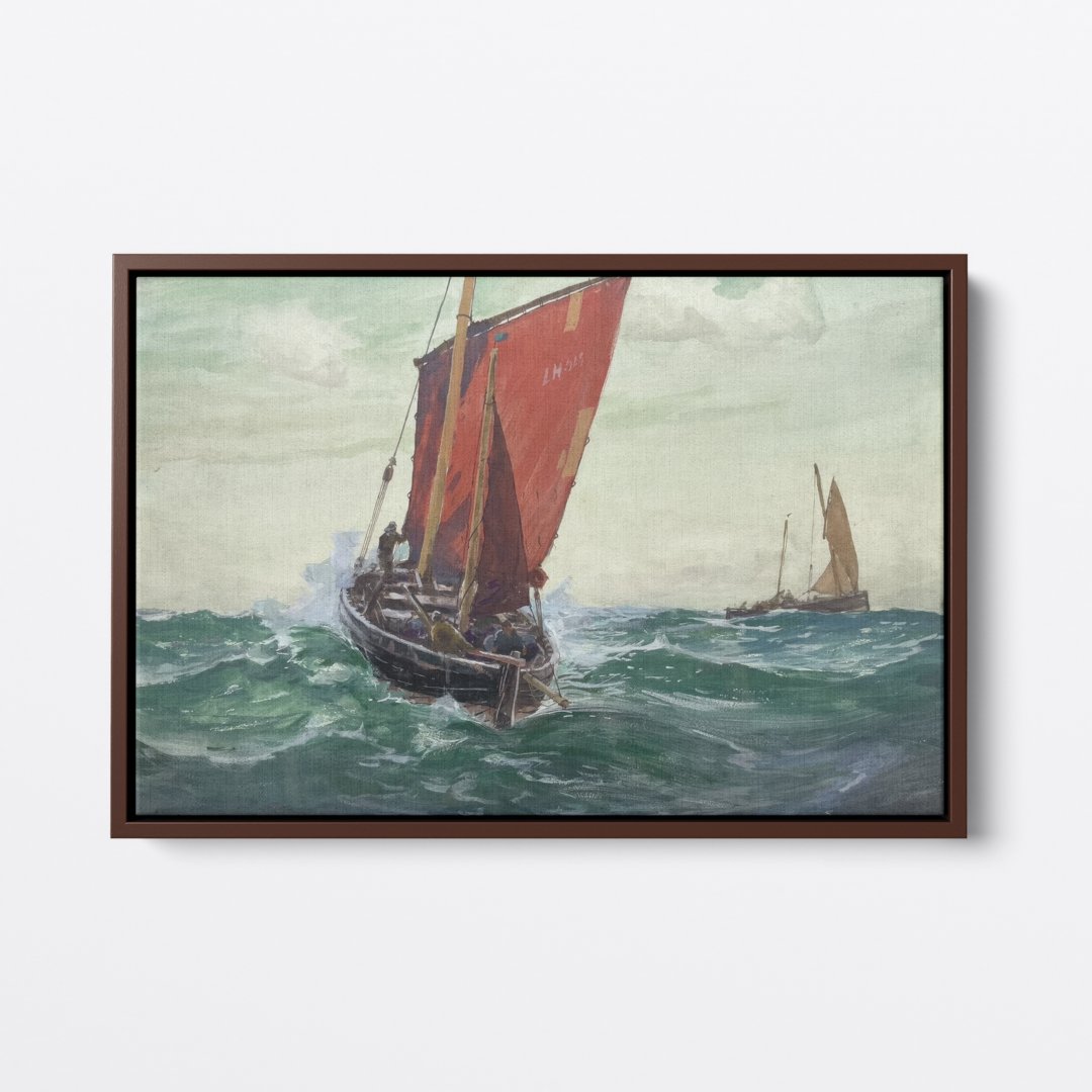 Lowest Oft Herring Boats | Ernest Frederick Dade | Ave Legato | Canvas Art Prints | Vintage Artwork