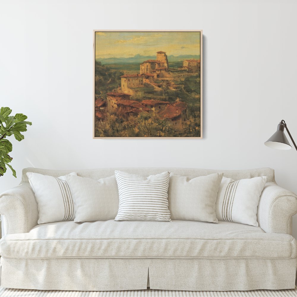 Mediterranean Summit Village | Theodore Rousseau | Ave Legato Art Prints