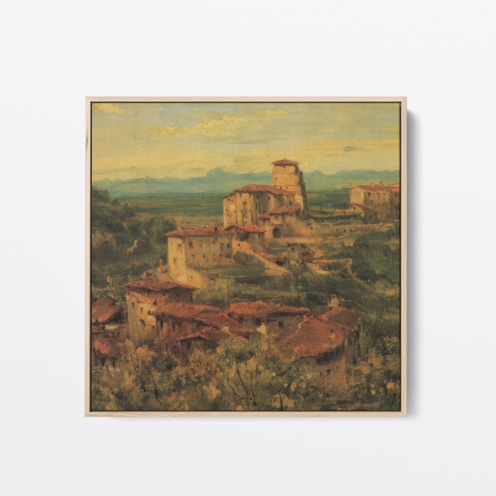 Mediterranean Summit Village | Theodore Rousseau | Ave Legato Art Prints